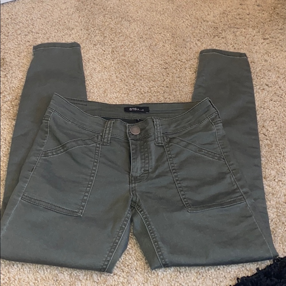 Green jeans